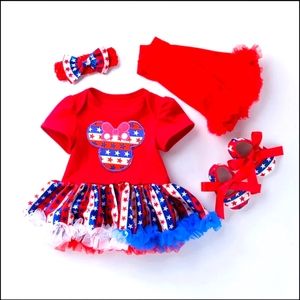 4th of July Mickey Mouse Outfit, 12-18 months